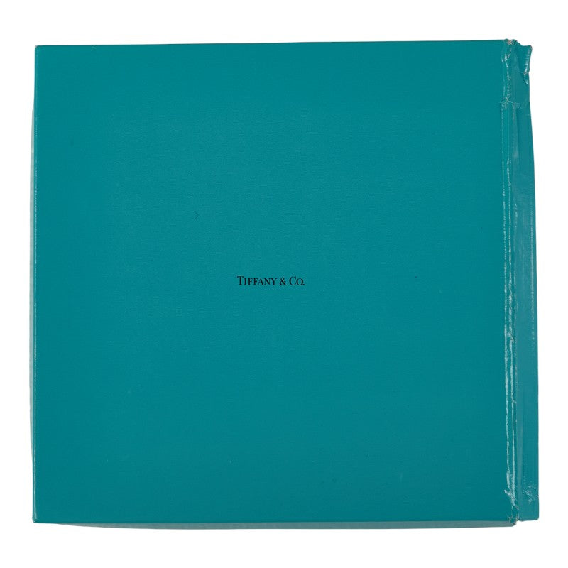 ティファニー Tロゴ リボン モチーフ スカーフ ブラック ピンク シルク レディース TIFFANY&Co. 【中古】