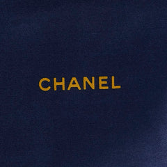 シャネル ココマーク 宝石 モチーフ スカーフ ネイビー ゴールド マルチカラー シルク レディース CHANEL 【中古】