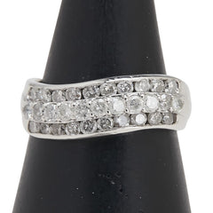 Pt900 プラチナ ダイヤ1.00ct リング 指輪 レディース 12.5号 【中古】