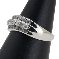 Pt900 プラチナ ダイヤ1.00ct リング 指輪 レディース 12.5号 【中古】