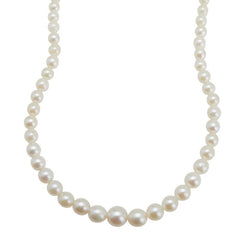 SV925 シルバー アコヤ真珠 アコヤパール3.5～7.5mm ネックレス レディース 【中古】