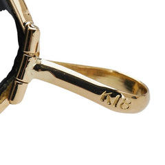 K18YG イエローゴールド メノウカメオ約43×31mm ペンダント ブローチ レディース 【中古】