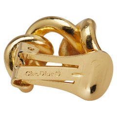 クリスチャンディオール チェーン モチーフ イヤリング ゴールド メッキ レディース Christian Dior 【中古】