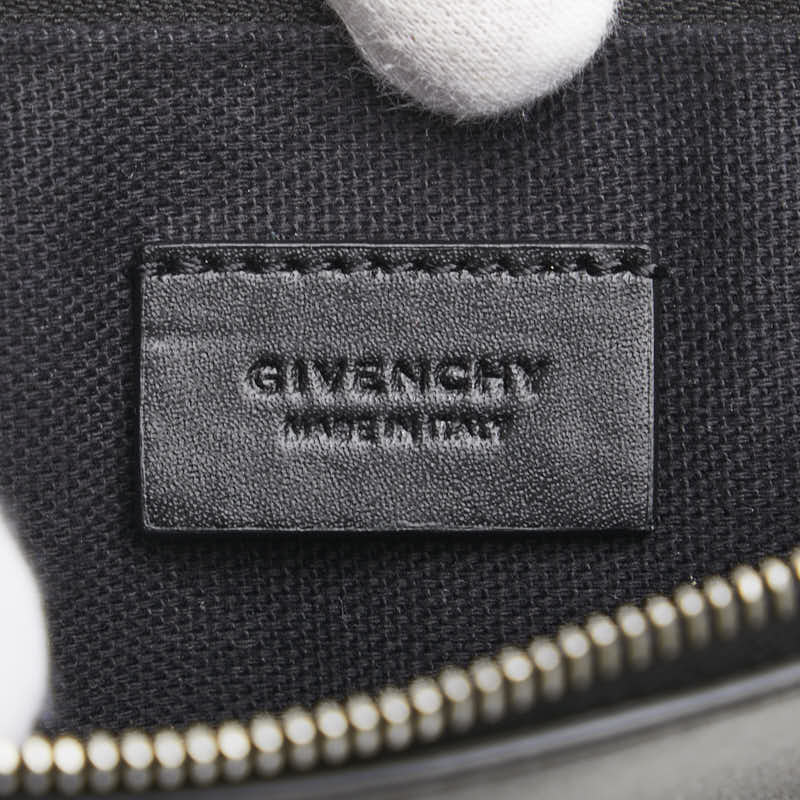 ジバンシー スター クラッチバッグ セカンドバッグ ブラック レザー レディース Givenchy 【中古】