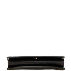 ボッテガヴェネタ イントレチャート クラッチバッグ ブラック レザー メンズ BOTTEGAVENETA 【中古】