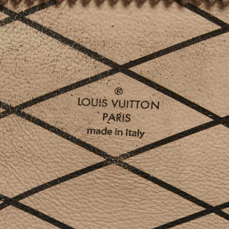ルイ ヴィトン プティット マル ソフトMM ショルダーバッグ レッド ブラック レザー レディース LOUIS VUITTON 【中古】