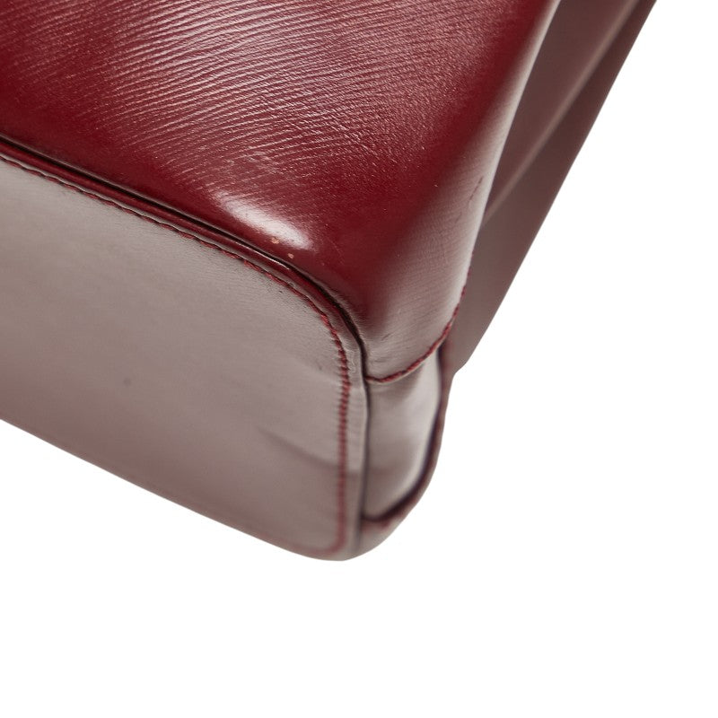 カルティエ トリニティ ハンドバッグ ワインレッド ボルドー レディース CARTIER 【中古】