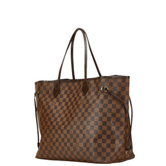 ルイ ヴィトン ダミエ ネヴァーフルGM トートバッグ N51106 ブラウン PVC レザー レディース LOUIS VUITTON 【中古】
