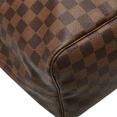 ルイ ヴィトン ダミエ ネヴァーフルGM トートバッグ N51106 ブラウン PVC レザー レディース LOUIS VUITTON 【中古】