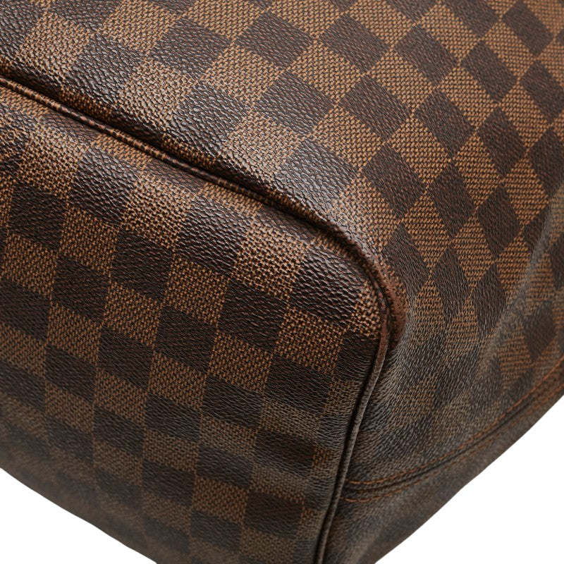ルイ ヴィトン ダミエ ネヴァーフルGM トートバッグ N51106 ブラウン PVC レザー レディース LOUIS VUITTON 【中古】