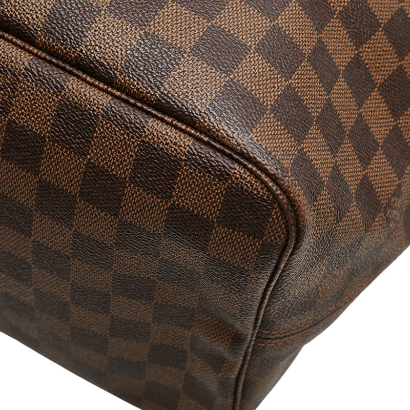 ルイ ヴィトン ダミエ ネヴァーフルGM トートバッグ N51106 ブラウン PVC レザー レディース LOUIS VUITTON 【中古】