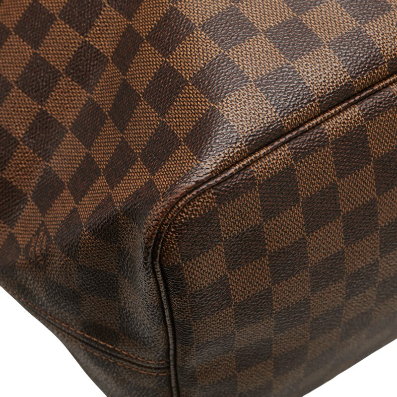 ルイ ヴィトン ダミエ ネヴァーフルGM トートバッグ N51106 ブラウン PVC レザー レディース LOUIS VUITTON 【中古】
