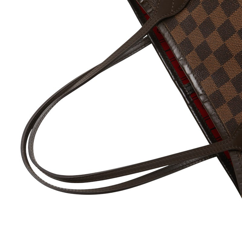ルイ ヴィトン ダミエ ネヴァーフルGM トートバッグ N51106 ブラウン PVC レザー レディース LOUIS VUITTON 【中古】