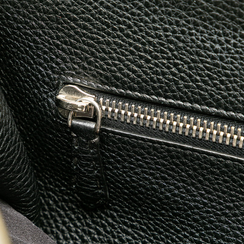 フェンディ セレリア ピーカブー フィット ハンドバッグ ショルダーバッグ 2WAY 7VA388 カーキ レザー レディース FENDI 【中古】