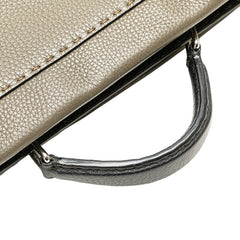 フェンディ セレリア ピーカブー フィット ハンドバッグ ショルダーバッグ 2WAY 7VA388 カーキ レザー レディース FENDI 【中古】