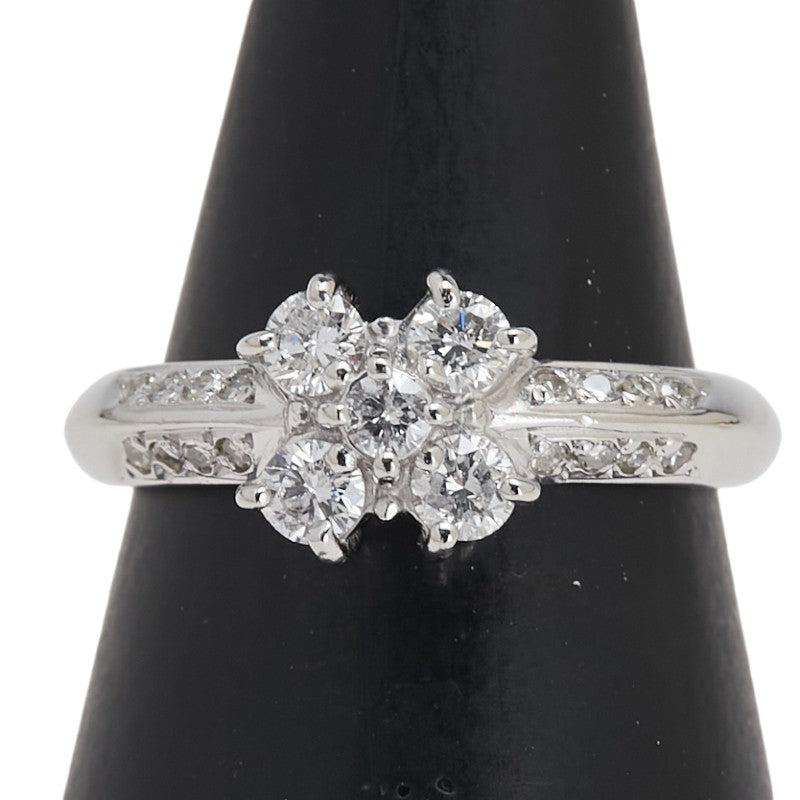 Pt900 プラチナ ダイヤ0.50ct リング 指輪 レディース 10.5号 【中古】