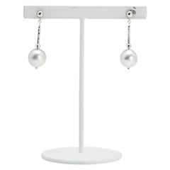 Pt900 プラチナ アコヤパール8.2～8.3mm ピアス レディース 【中古】