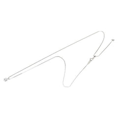 Pt900 プラチナ Pt850 プラチナ ダイヤ0.516ct ネックレス レディース 【中古】