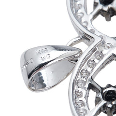 K18WG ホワイトゴールド ダイヤモンド1.20ct ハート モチーフ ペンダントトップ レディース 【中古】