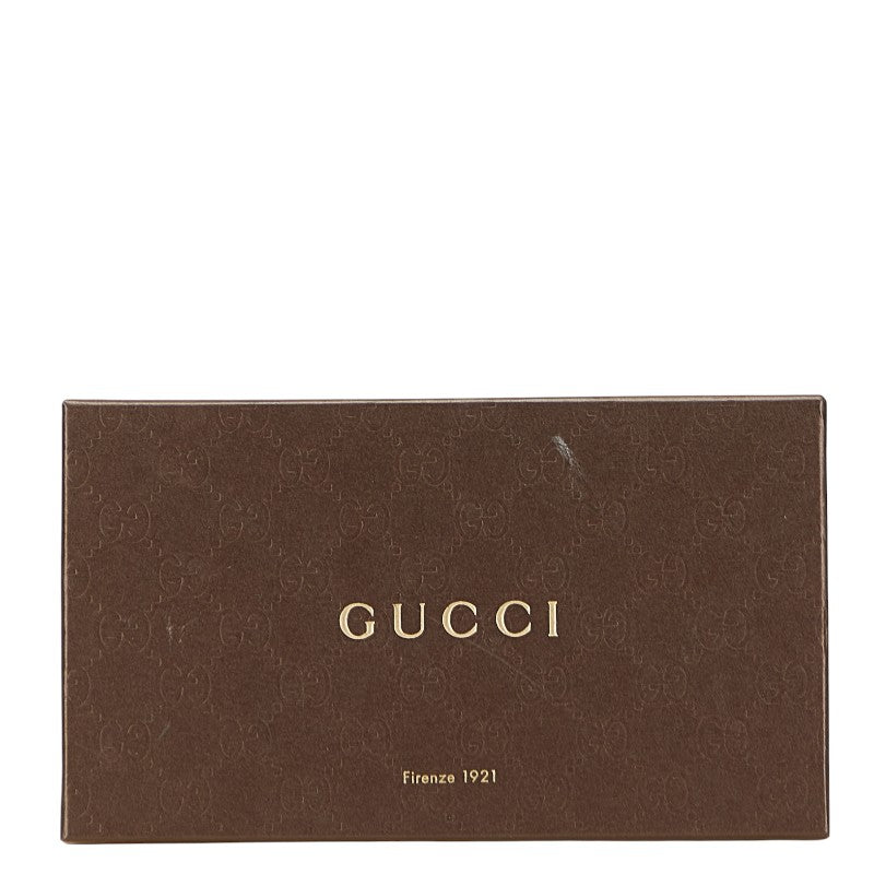 グッチ GGキャンバス 長財布 257012 ベージュ ブラウン キャンバス レザー レディース GUCCI 【中古】