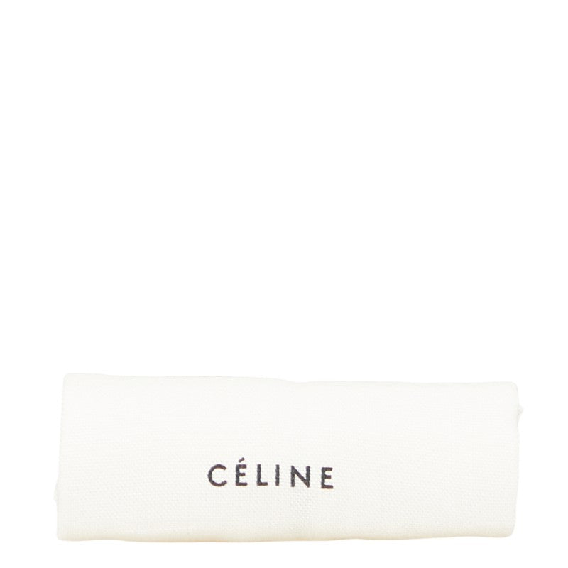 セリーヌ トリオンフ 斜め掛け ショルダーバッグ ホワイト ブラウン PVC レザー レディース CELINE 【中古】