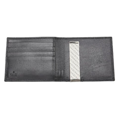 グッチ グッチシマ 札入れ 二つ折り財布 233113 ブラック レザー メンズ GUCCI 【中古】