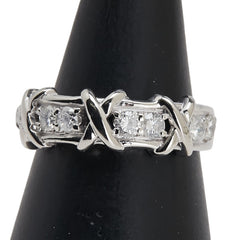 Pt900 プラチナ ダイヤ0.53ct リング 指輪 レディース 10.5号 【中古】