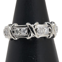 Pt900 プラチナ ダイヤ0.53ct リング 指輪 レディース 10.5号 【中古】