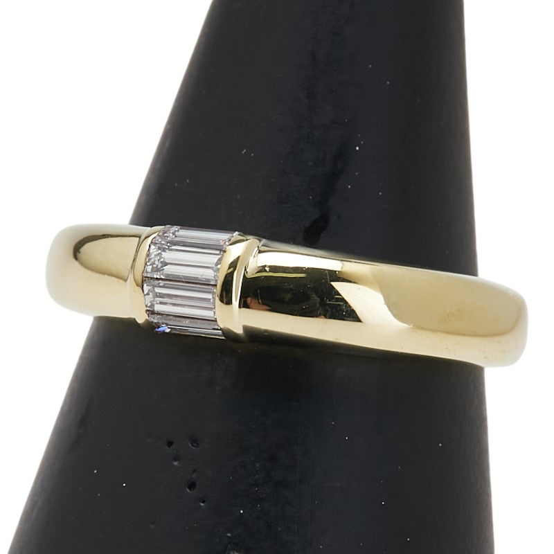 ポンテヴェキオ K18YG イエローゴールド ダイヤ0.30ct リング 指輪 レディース Ponte Vecchio 12号 【中古】