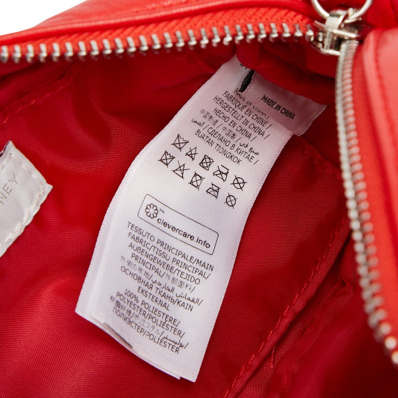 ステラマッカートニー 星 スター ショルダーバッグ レッド オレンジ マルチカラー レザー レディース Stella McCartney 【中古】