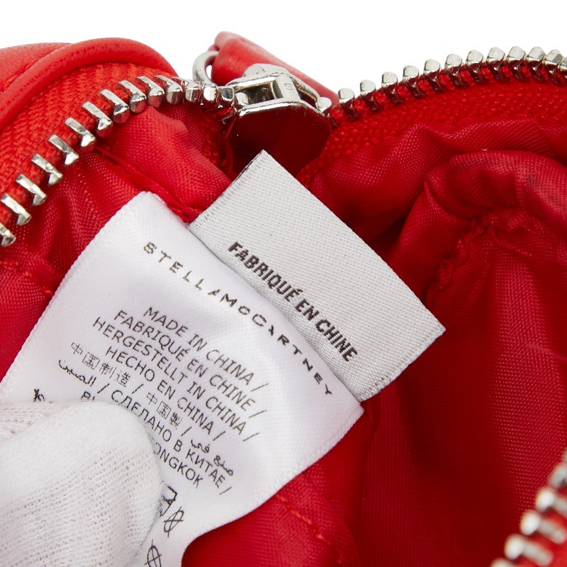 ステラマッカートニー 星 スター ショルダーバッグ レッド オレンジ マルチカラー レザー レディース Stella McCartney 【中古】