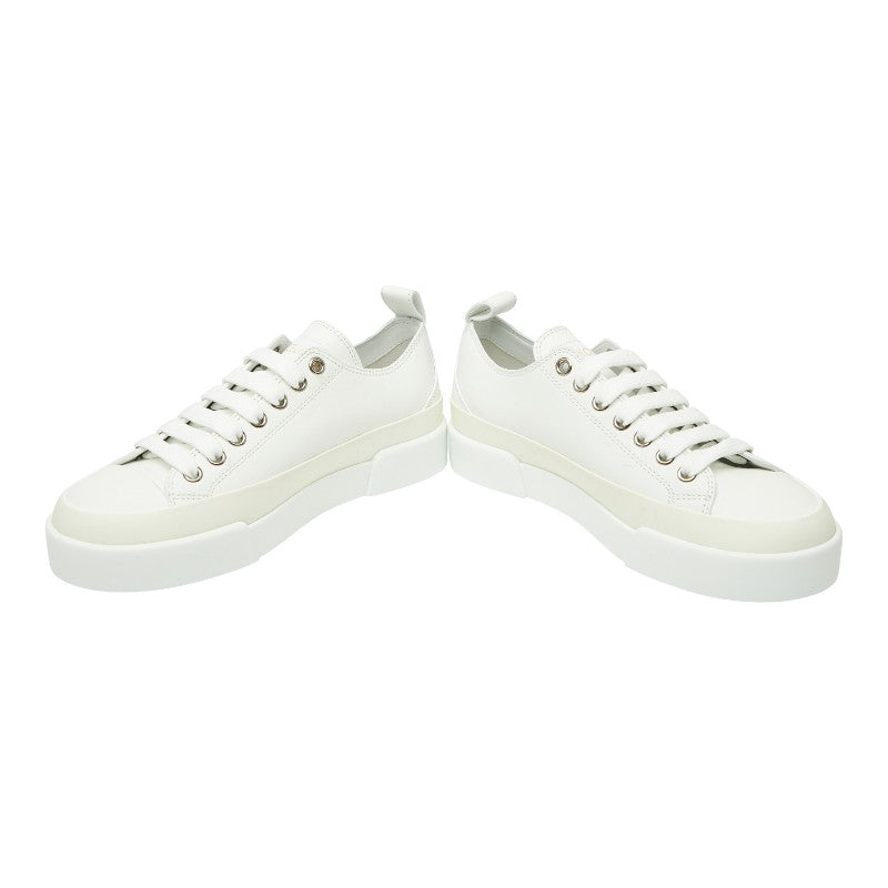 ドルチェアンドガッバーナ ポルトフィーノ スニーカー サイズ：35 1/2 ホワイト レザー レディース DOLCE&GABBANA 【中古】