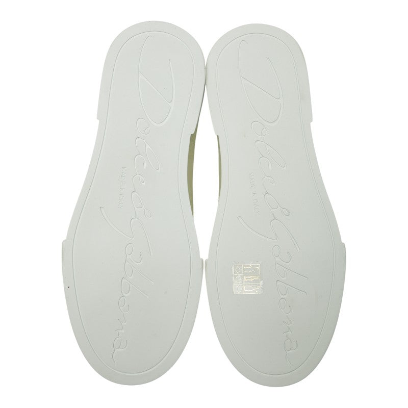 ドルチェアンドガッバーナ ポルトフィーノ スニーカー サイズ：35 1/2 ホワイト レザー レディース DOLCE&GABBANA 【中古】