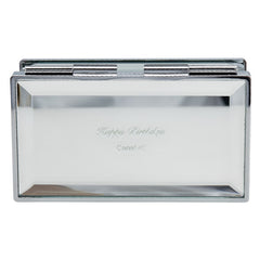 ヨンドシー ハッピーバースデー オルゴール ジュエリーケース シルバー ミラー仕上げ レディース 4℃ 【中古】