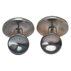 ジョージジェンセン カフス カフリンクス 74C SV925 シルバー メンズ Georg Jensen 【中古】