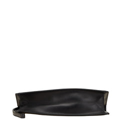 ダンヒル ダイヤルロック セカンドバッグ クラッチバッグ ブラック ゴールド レザー メンズ Dunhill 【中古】