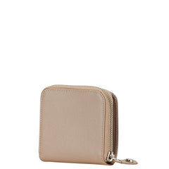 ヴィヴィアンウエストウッド 二つ折り財布 ベージュ レザー レディース Vivienne Westwood 【中古】