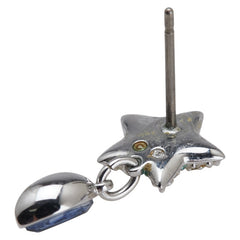 スワロフスキー スター 星 モチーフ 色石 ピアス シルバー ラインストーン サージカルステンレス レディース SWAROVSKI 【中古】