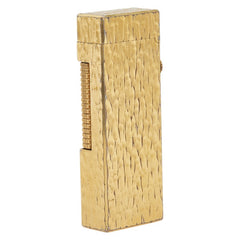 ダンヒル ローラー式 着火確認済み ガスライター 喫煙具 ゴールド メッキ メンズ Dunhill 【中古】