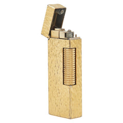 ダンヒル ガスライター 喫煙具 ローラー式 着火確認済み ゴールド メッキ メンズ Dunhill 【中古】