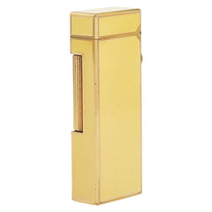 ダンヒル ローラー式 着火未確認 ガスライター 喫煙具 ゴールド イエロー メッキ メンズ Dunhill 【中古】