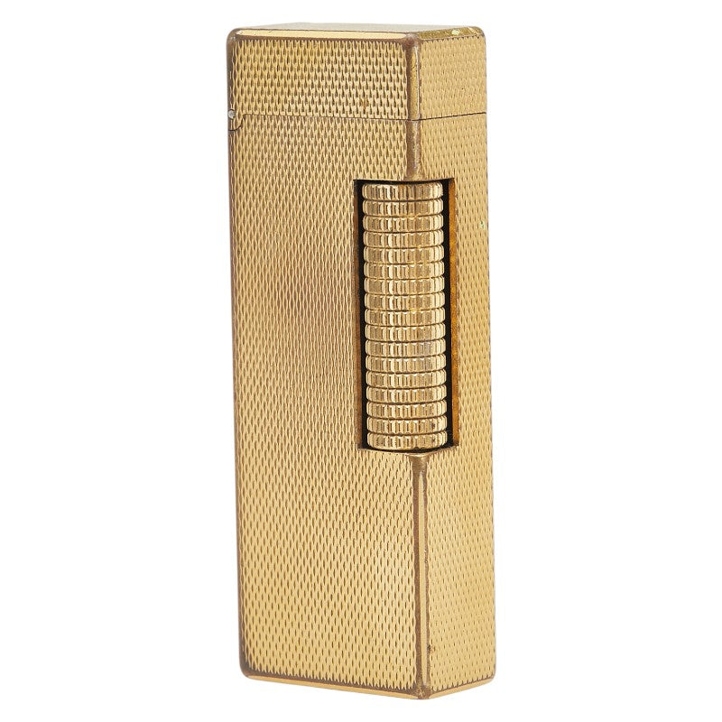 ダンヒル ローラー式 着火未確認 ガスライター 喫煙具 ゴールド メッキ メンズ Dunhill 【中古】