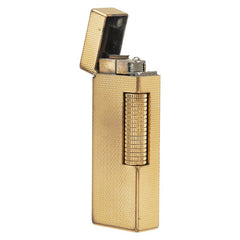 ダンヒル ローラー式 着火未確認 ガスライター 喫煙具 ゴールド メッキ メンズ Dunhill 【中古】
