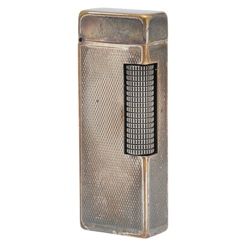 ダンヒル ローラー式 着火確認済み ガスライター 喫煙具 ブロンズ メッキ メンズ Dunhill 【中古】