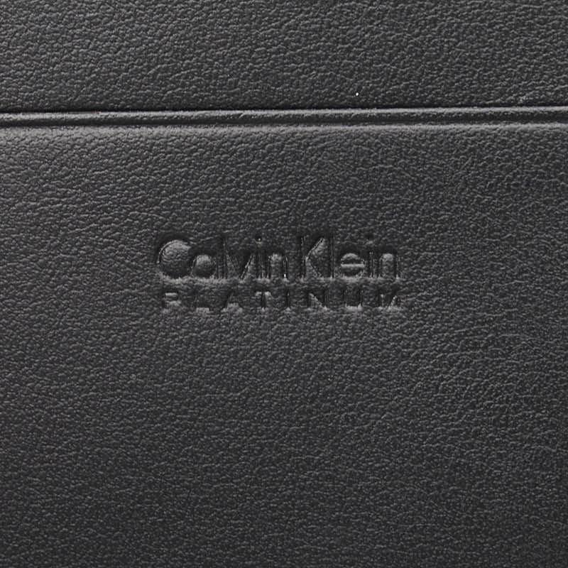 カルバンクライン 長財布 ブラック レザー メンズ Calvin Klein 【中古】