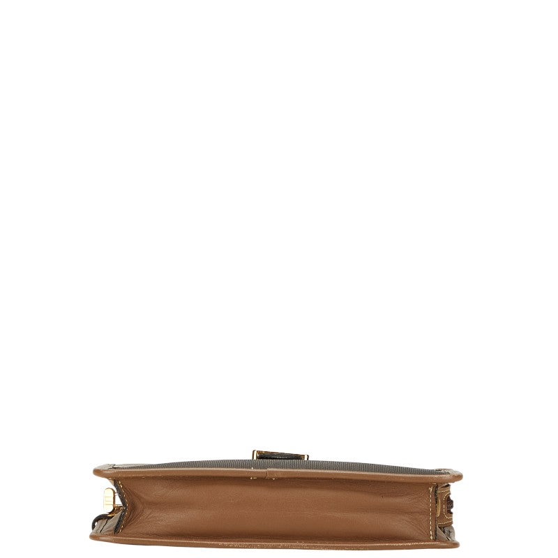ダンヒル クラッチバッグ セカンドバッグ ブラウン PVC レザー メンズ Dunhill 【中古】