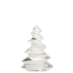 バカラ クリスマスツリー オブジェ 置物 クリア ガラス レディース Baccarat 【中古】