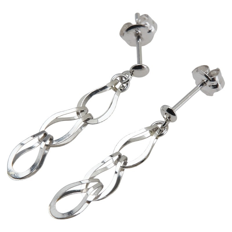 Pt900 プラチナ スイング スタッドピアス レディース 【中古】