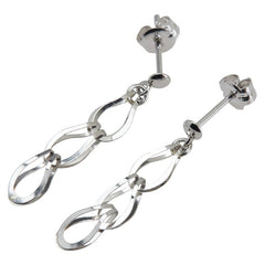 Pt900 プラチナ スイング スタッドピアス レディース 【中古】