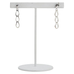 Pt900 プラチナ スイング スタッドピアス レディース 【中古】